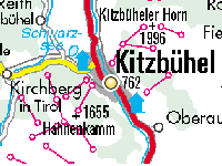 Anfahrtsplan BIZ Kitzb&uuml;hel