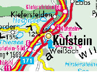 Anfahrtsplan BIZ Kufstein
