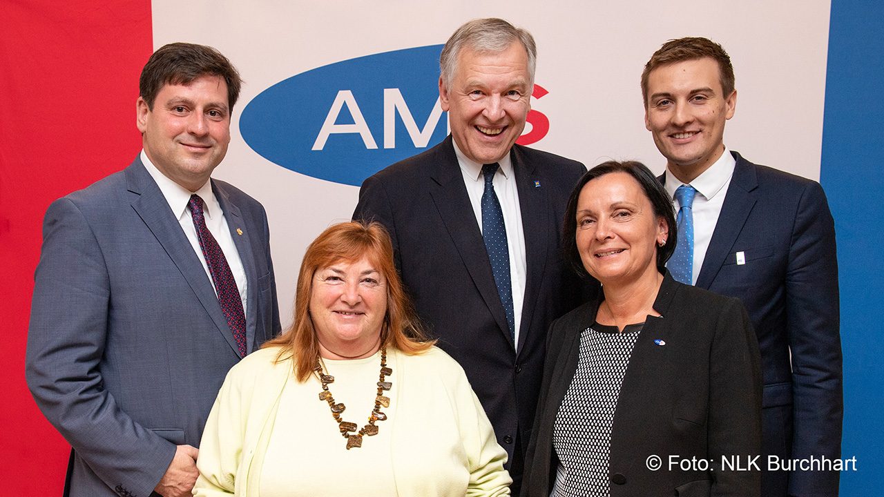 Foto der Pressekonferenz von AMS NÖ und Land NÖ am 20.11.2019 in Baden