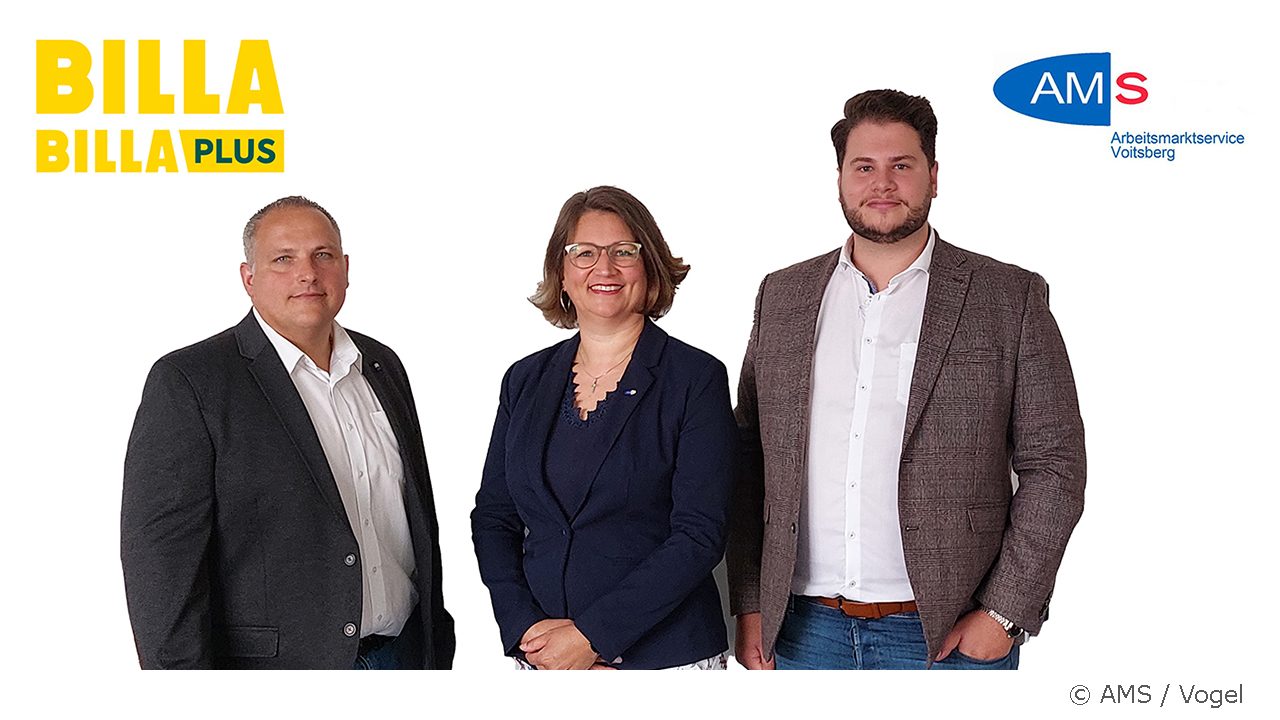 Foto: Andreas Holzmann(Billa), Barbara Jöbstl (AMS), Patrick Schwarz (Billa)