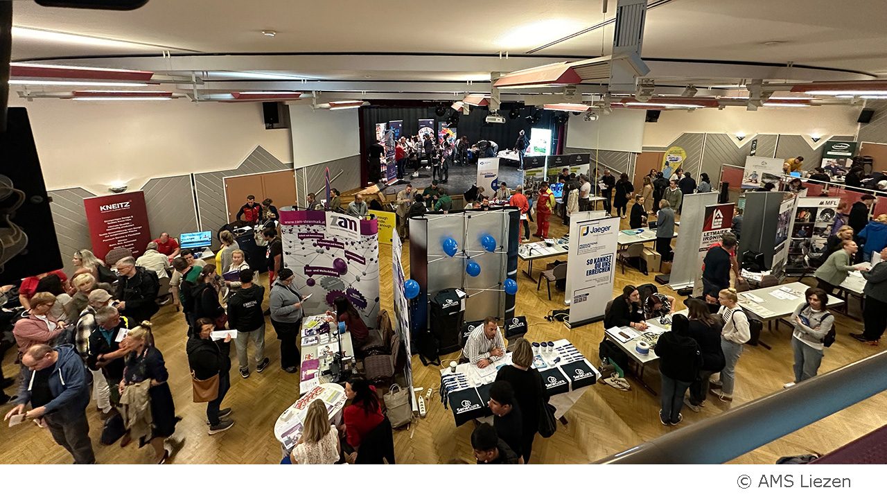 Reges Interesse am Angebot der Jobmesse Liezen