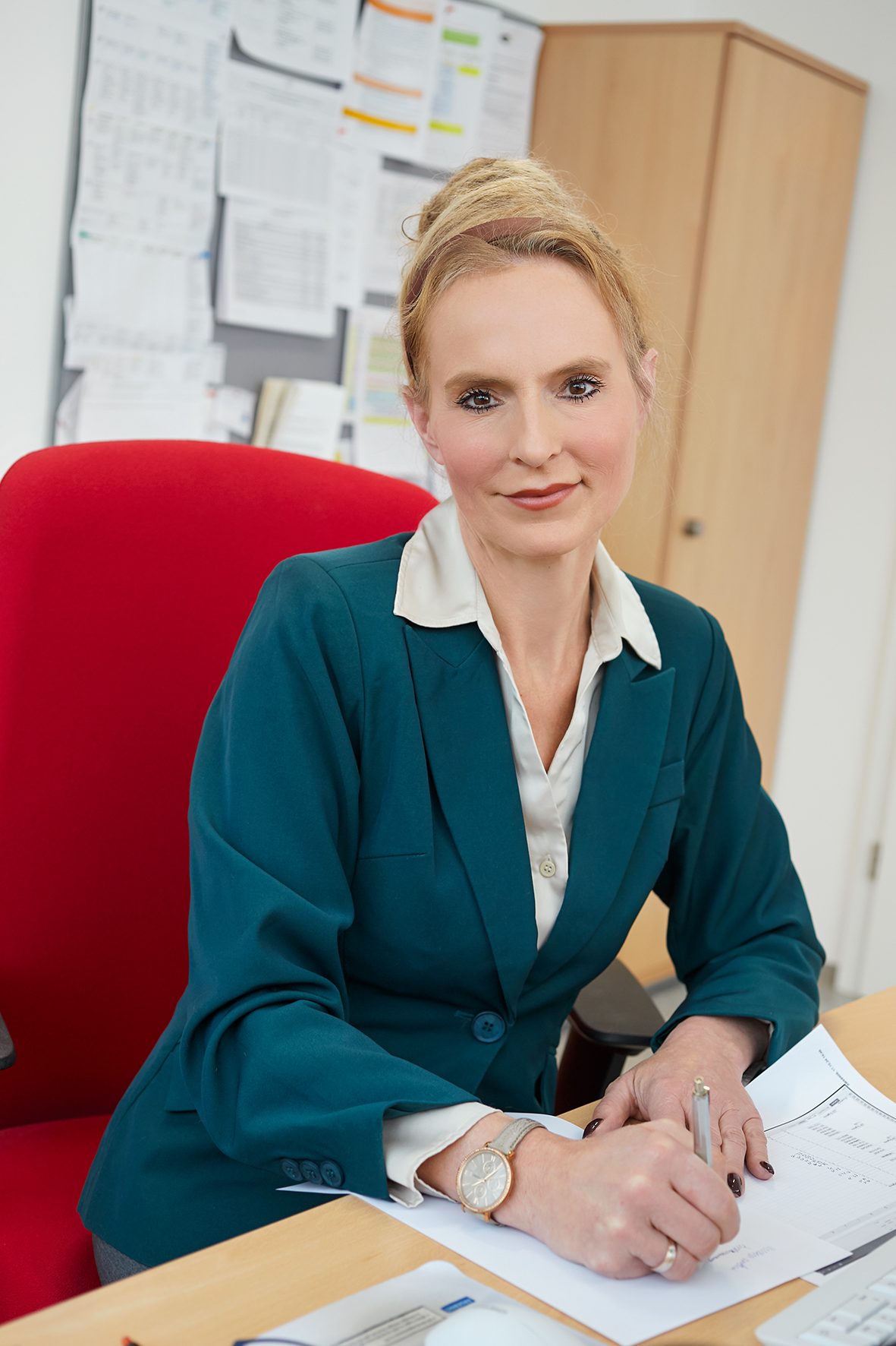 Geschäftsstellenleiterin Brigitte Wasmer