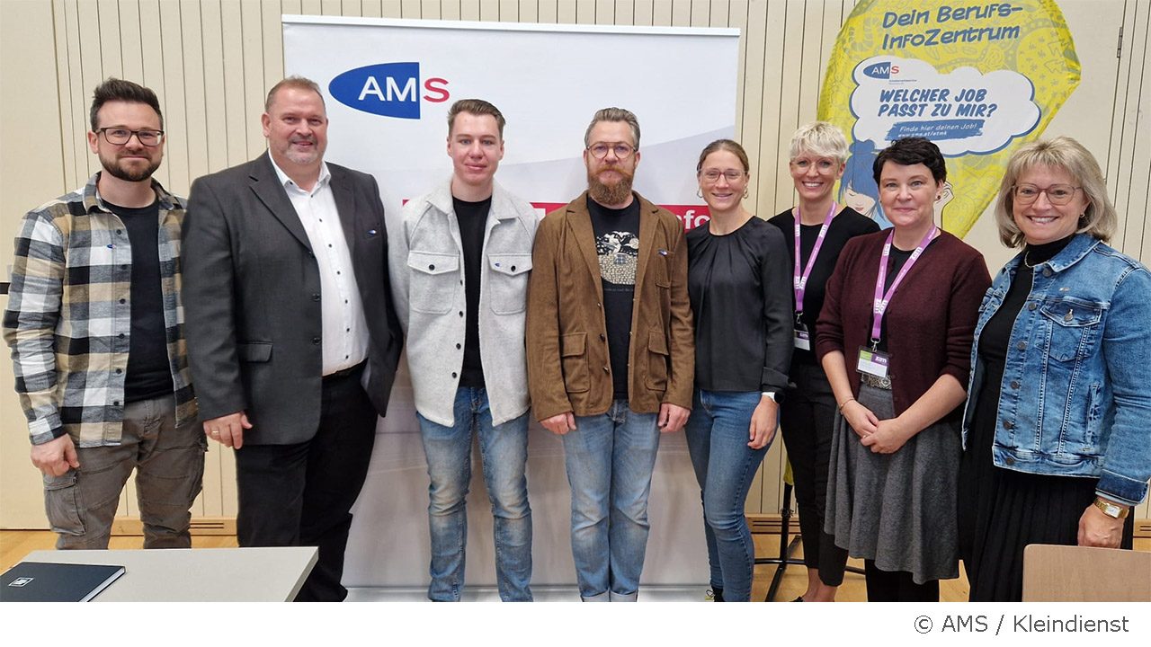 Im Foto das Team des AMS Deutschlandsberg und ZAM