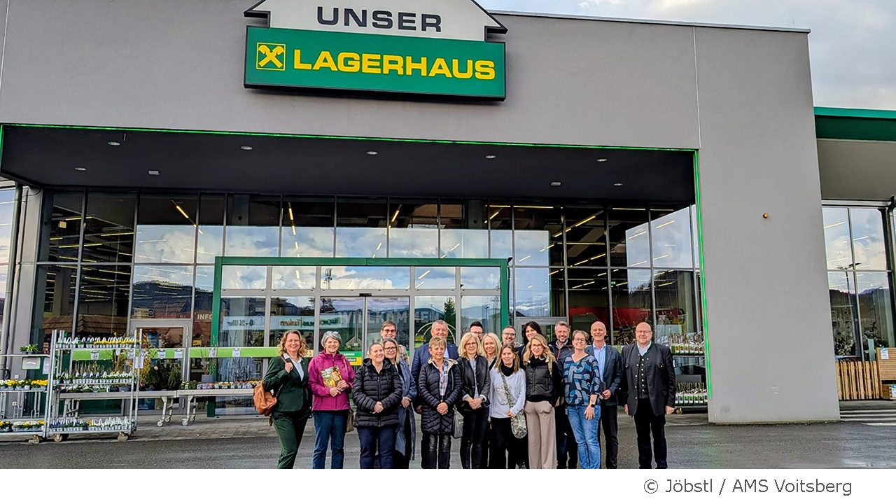 Betriebsbesichtigung im Lagerhaus Graz Land eGen in Voitsberg