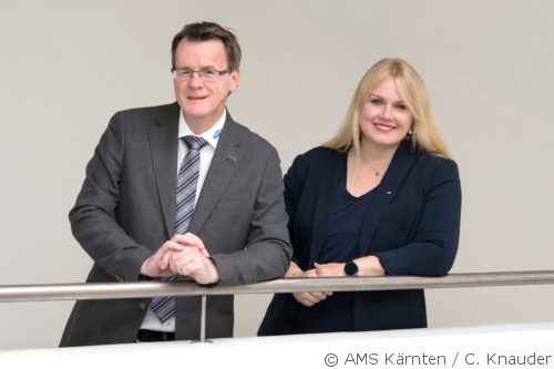 Portrait von Peter Wedenig mit Melanie Jann