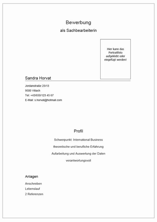 Grafik Deckblatt mit Profil