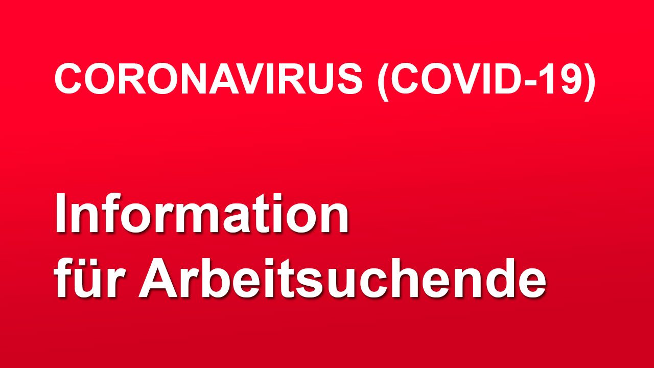 Aktuelle AMS Informationen zum Coronavirus