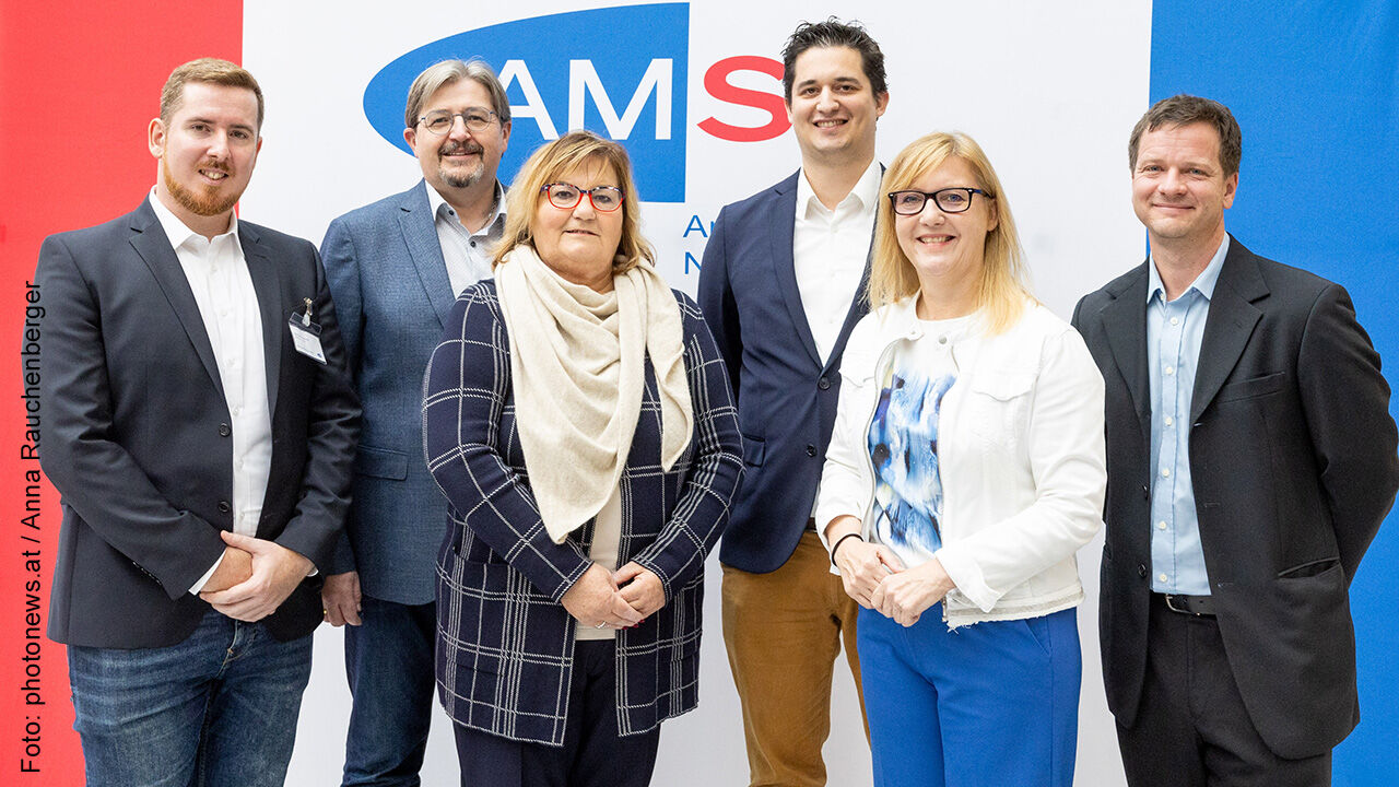 Gruppenfoto vom Lehrstellencasting am 14. November 2023 in St. Pölten