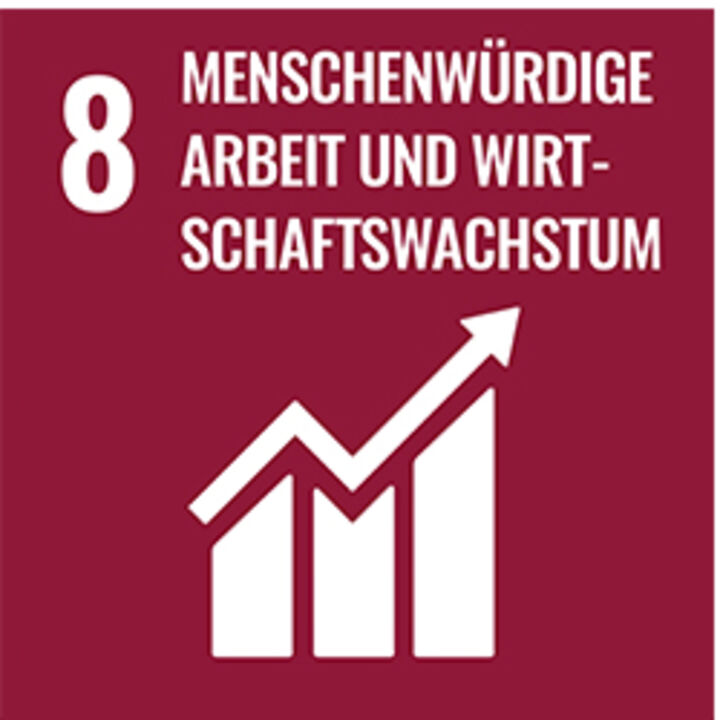 Menschenwürdige Arbeit und Wirtschaftswachstum - icon