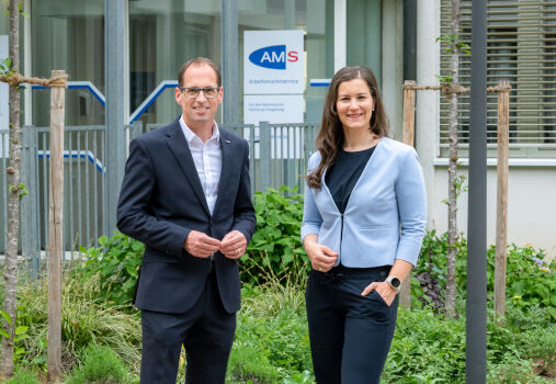Mag. Karl-Heinz Snobe / Yvonne Popper-Pieber, Landesgeschäftsführung  AMS Steiermark