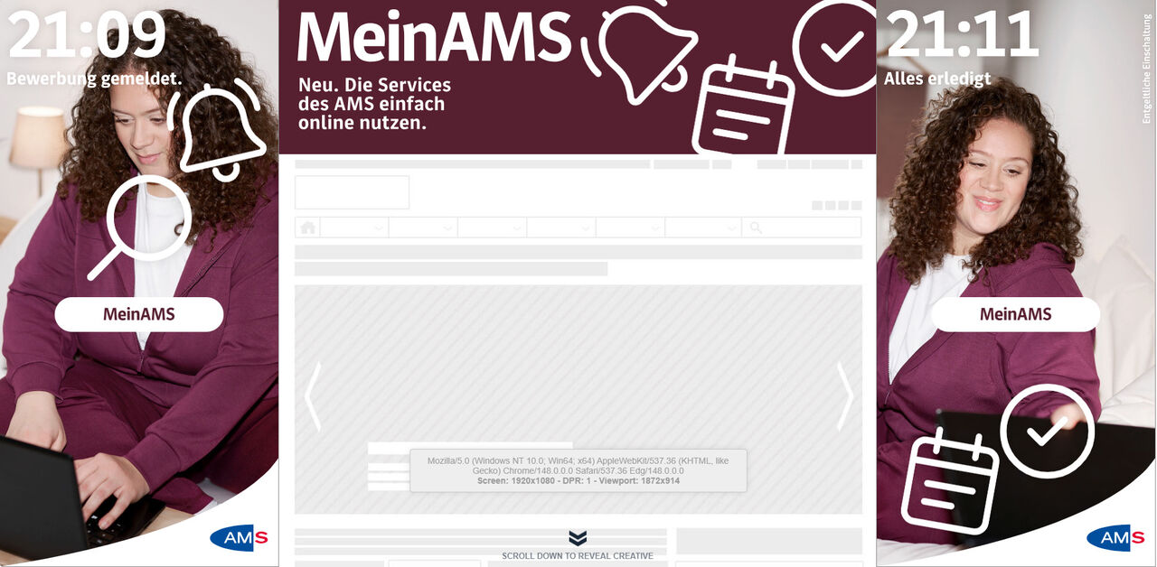 Skin Ad zu MeinAMS