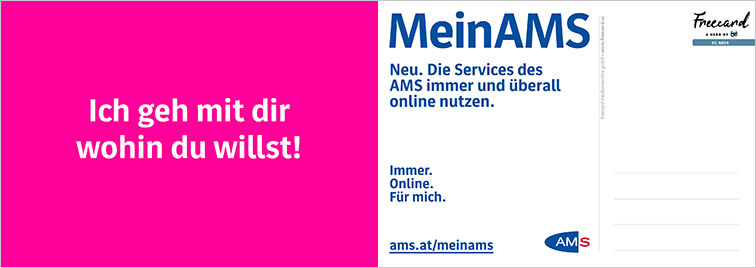 Freecard zu MeinAMS